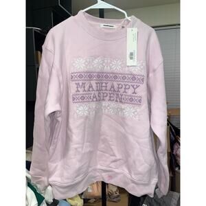 LARGE Madhappy Aspen Classics Fleece Crewneck